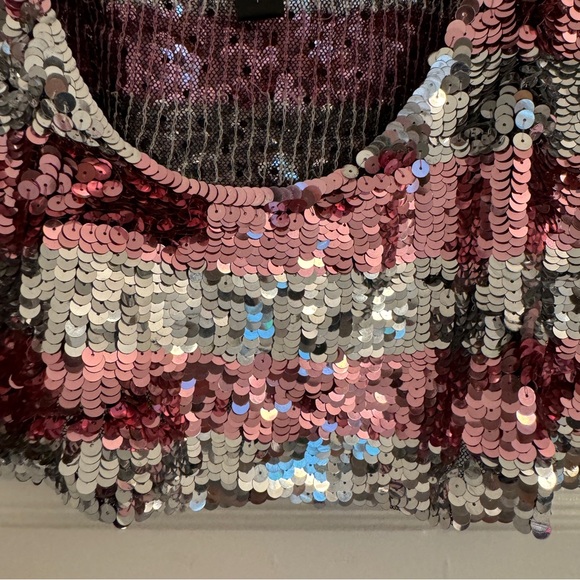 Cropped sequin tank top - Betsey Johnson - Picture 2 of 4